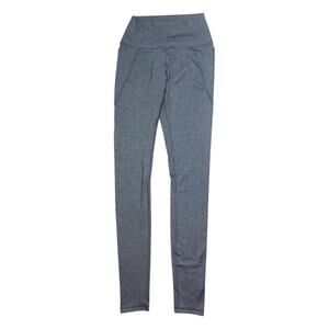 Amalli Talli Grey Pocket Leggings Mid-Rise Stretch Athletic Pant Small Tall Long